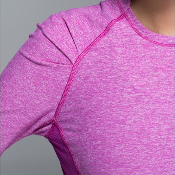 Lululemon Think Fast Long Sleeve
Heathered Ultra Violet / Ultra Violet - Picture 4 of 11